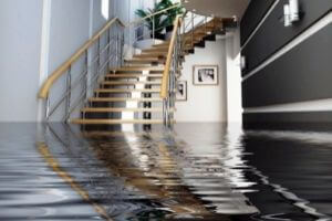 a home flooding
